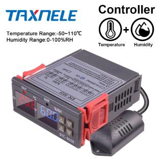 Digital Thermostat Temperature Humidity Control STC-3028 Thermometer Hygrometer Controller AC 110V 220V DC 12V 24V 10A