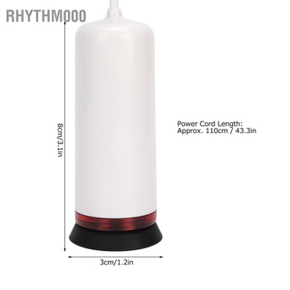 Rhythm000 Electric Automatic Vacuum Pump Mini Portable USB Powered Suction Machine White