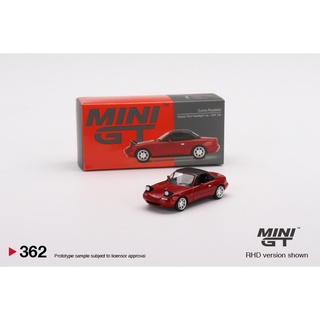 MiniGT No. 362-R Mazda Miata Eunos Roadster Classic Red Headlight Up / Soft Top