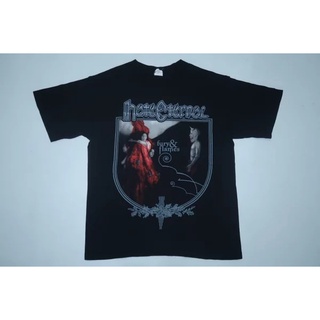 T-shirt  Ts - HATEETERNAL - Fury &amp; Flames Tour 2008 - (มือสอง)S-5XL