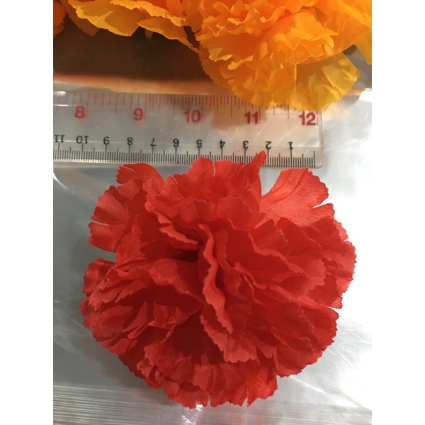 ดอกดาวเรือง ดอกใหญ่ สีแดง สีส้มทอง ดอกใหญ่10ซม.ดาวเรืองจัมโบ - รูปที่ 2