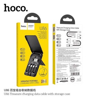 New Hoco U86 อะแดปเตอร์มัลติฟังก์ชั่นแบบพกพา 0 . 8 ซม .ชุดพกพาสะดวกใช้งานได้ครบทุกรุ่น ของแท้ 100% พร้อมส่ง