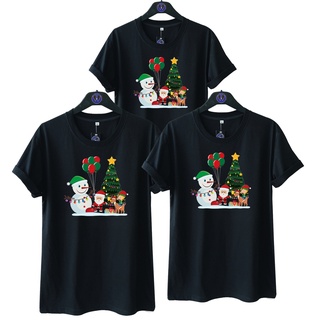 เสื้อยืด พิมพ์ลายคริสต์มาส MERRY CHRISTMAS SNOWMAN 3 A NATALAN สําหรับผู้ชาย และผู้หญิงสามารถปรับแต่งได้