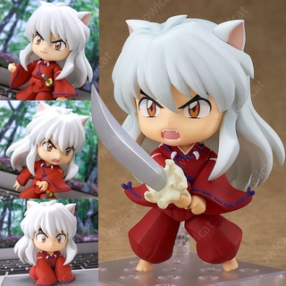 อินุยาฉะ โมเดล Inuyasha Nendoroid GSC เนนโดรอยด์ เทพอสูรจิ้งจอกเงิน 1300# Anime Figures Packed in Box Dog Demon Half Dog Action Figure 10cm