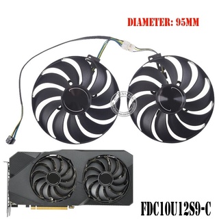 FDC10U12S9-C DC12V 0.45AMP Graphics Card Fan for ASUS Dual Radeon RX5500XT RX5600XT RX5700XT Graphics Card