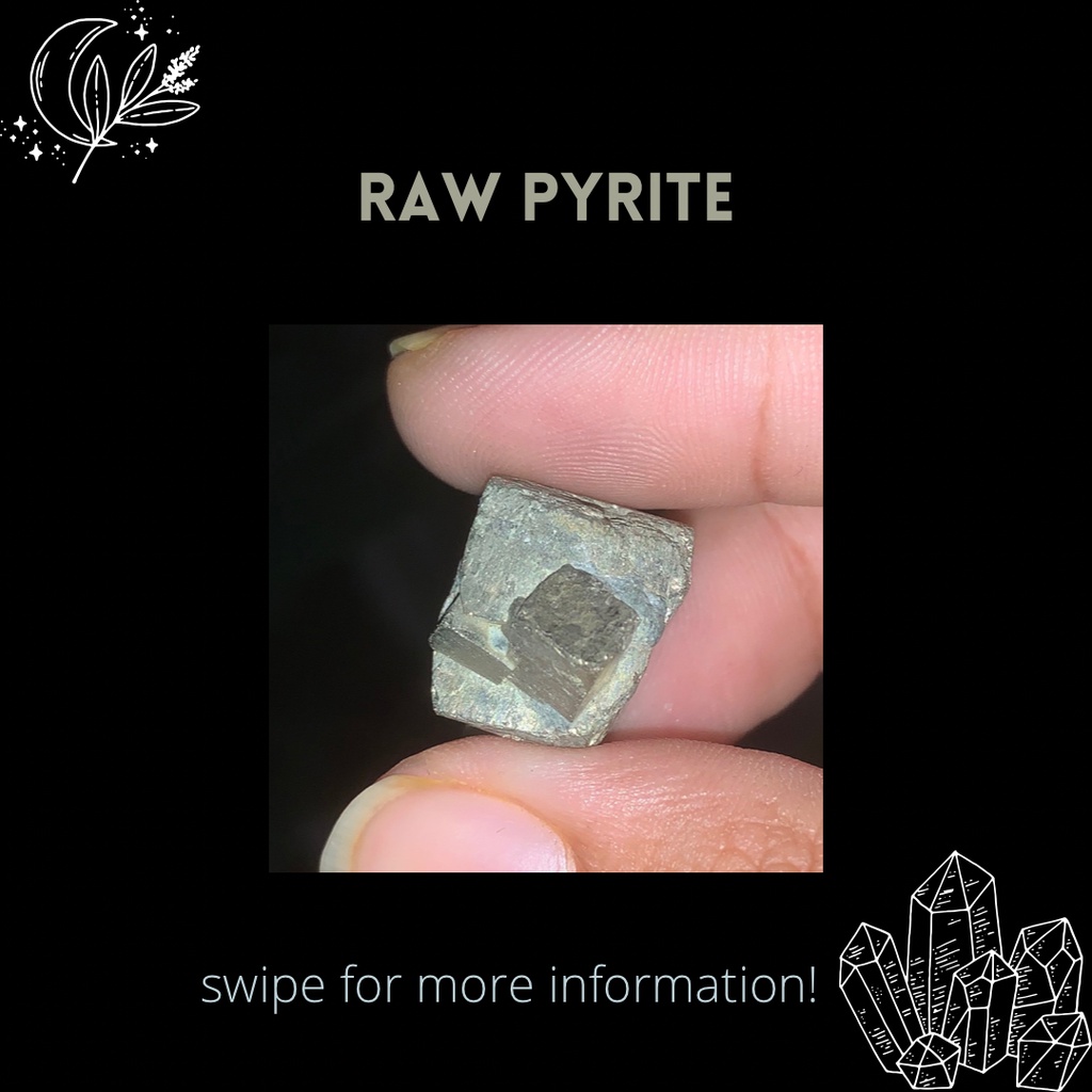 RAW PYRITE CUBE - onyxcrystals