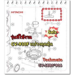 อะไหล่ของแท้/แปรงดูดฝุ่นเครื่องดูดฝุ่นฮิตาชิ/CV-S880*906/Hitachi/Brush/CV-930F