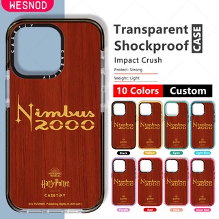 กันกระแทกใสแข็งแฟชั่นเคสโทรศัพท์มือถือ ลายไม้ Harry Potter Nimbus 2000 สําหรับ IPhone 7 8 Plus 15 14 X Xs Xr 11 Pro Max 13 12 Mini Se2020คุณภาพสูงใสบางนิ่มTpu Casetifyซิลิโคนยี่ห้อโทรศัพท์มือถือไอโฟนปกป้องฝาปิด