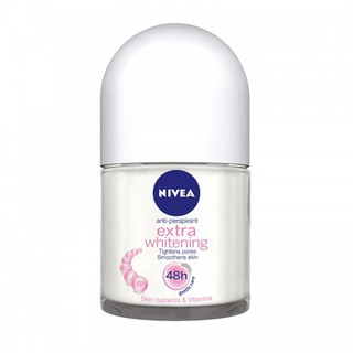 Nivea นีเวีย ดีโอ เอ็กซ์ตร้า ไวท์เทนนิ่ง โรลออน 12 มล.