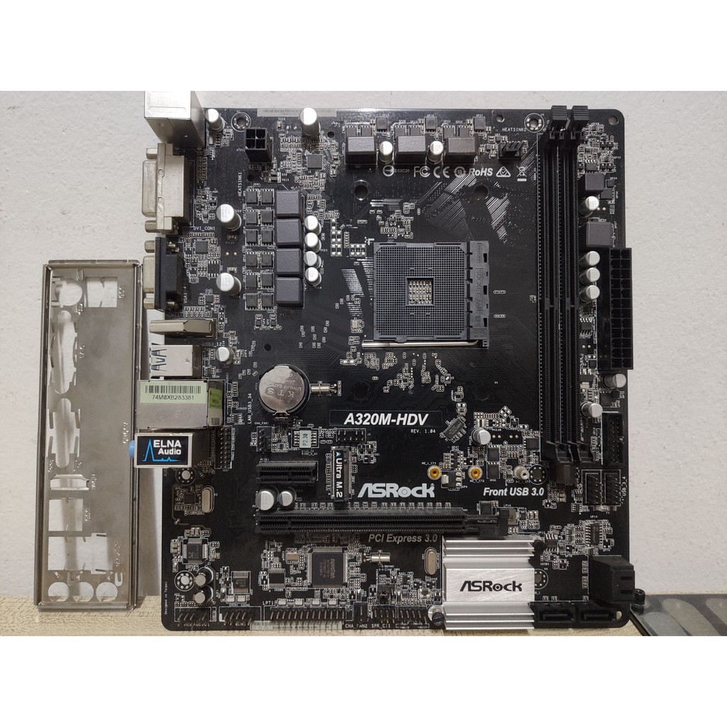 เมนบอร์ด [AM4] Asrock A320M-HDV