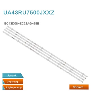 แถบไฟแบ็คไลท์ Led สําหรับ Samsung UA43NU6900 UA43NU6000J UN43J5202 GC43D08-ZC22AG-17/25