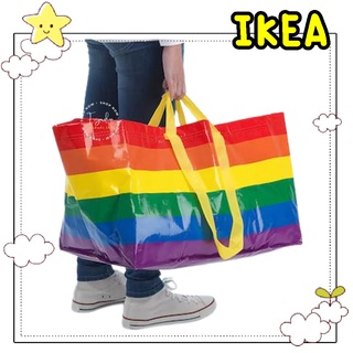 🌈รับหิ้วสินค้า IKEA🌈 ถุงหิ้วใหญ่อิเกีย สตอร์สต็อมม่า หลากสี 71 ลิตร