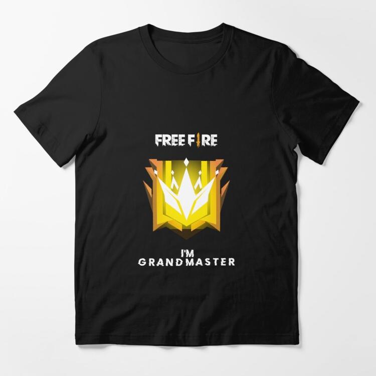 เสื้อยืดอินเทรนด์ผู้ชายอินเทรนด์ผู้หญิงเสื้อยืด พิมพ์ลาย Freefire grandmaster แบบกําหนดเองS-3XL