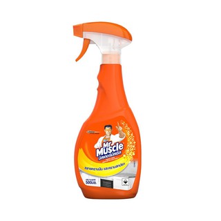 Mr. Muscle For Kitchen Cleaner มิสเตอร์ มัสเซิล ผลิตภัณฑ์ทำความสะอาดห้องครัว กลิ่นฟลอรัล 500 มล.