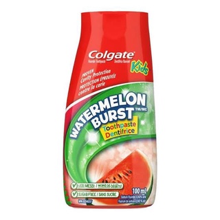 ยาสีฟันและน้ำยาบ้วนปากสำหรับเด็ก Colgate Kids 2-in-1 Watermelon Burst Fluoride Toothpaste Dentifrice 🍉🍉🍉