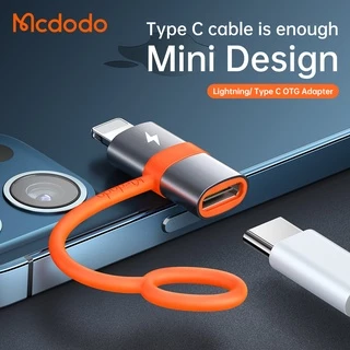 Mcdodo OTG อะแดปเตอร์แปลงข้อมูล Type C เป็น Lightning รองรับ 20W 60W PD ชาร์จเร็ว สําหรับ iPhone 15 14 13 Pro Max 12 11 Xr X 8Plus 7 6S OTG-051