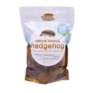 Mascota Hedgehog มาสโคต้า อาหารเม่นแคระเกาหลี แบบเม็ด รวมแมลงจากธรรมชาติ ความน่ากินสูง เม็ดนุ่มพิเศษ (600g)