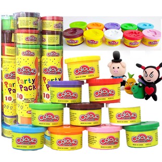 แป้งโดว์ เซต 10 กระปุกเล็ก Colour Dough Party Pack 10 Mini Can