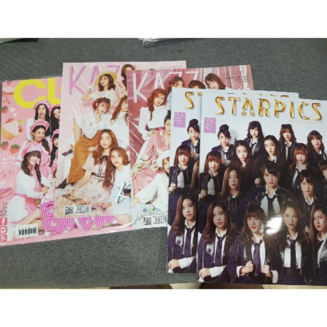 นิตยสารปก bnk48 หลายรายการ