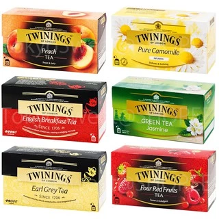 มีหลายแบบ ขายยกกล่อง Twinings of London Tea Bag Twining’s ทไวนิงส์ ชาอังกฤษแท้