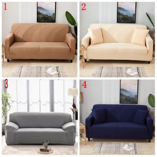 1/2/3/4 ที่นั่ง ผ้าคลุมโซฟา ผ้าหุ้มโซฟา สากล หุ้มโซฟา ผ้า โซฟา L-shaped Universal Sofa Cover Slipcover Elastic