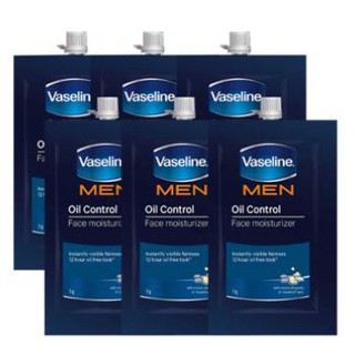 🔥6ซอง78฿🔥 Vaseline MEN Oil Control วาสลีน เมน มอยส์เจอร์ไรเซอร์ ออยคอนโทรล (1 กล่อง 6 ซอง)