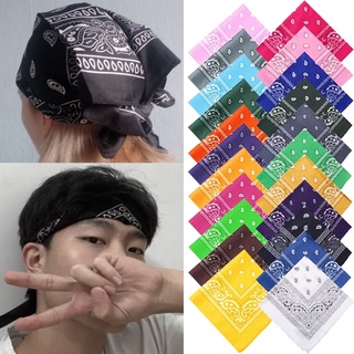 bandana Head Scarf Unisex Cycling Sports Cashew flowers Hair Scarf Hip Hop Magic Single sided printing scarf