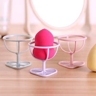 [HCLM] Plastic Beauty Powder Puff Storage Rack Egg Sponges Drying Stand Holder Cosmetic Makeup Tools