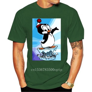 ใหม่ เสื้อยืด พิมพ์ลายการ์ตูน Chilly Willy