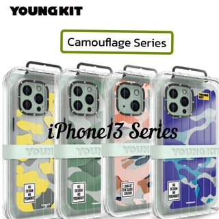 YOUNGKIT CAMOUFLAGE SERIES  เคสกันกระแทกลายพราง iPhone13 Series