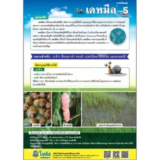 เหยื่อฆ่าหอย ยาฆ่าหอย มีกลิ่นดึงดูด 1 กก. หอยกินตาย สัมผัสตาย กำจัดหอยเชอร์รี่ หอยทาก สะดวกปลอดภัยต่อสัตว์เลี้ยง เดทมีล