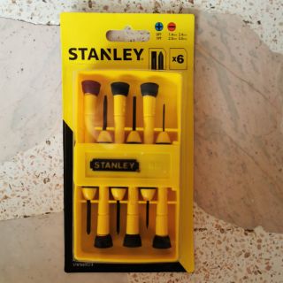 ไขควงชุดซ่อมนาฬิกา Stanley 6ชิ้น/1กล่อง