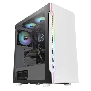 THERMALTAKE H200 Tempered Glass Snow Edition RGB Light Strip ATX CA-1M3-00M6WN-00