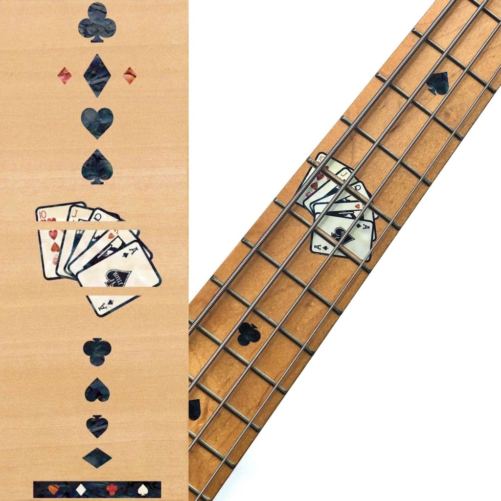 Playing Card Inlay Sticker for Bass | Shopee Thailand