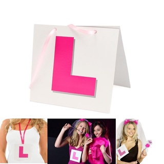 L Sign for Hen Party (2 pcs)