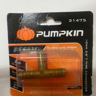 ข้อต่อสามทางเสียบสาย รุ่น APOLLO 10mm 3/8" PUMPKIN 31475