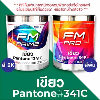 สี PANTONE #341C เขียว PMS Pantone Green #341C