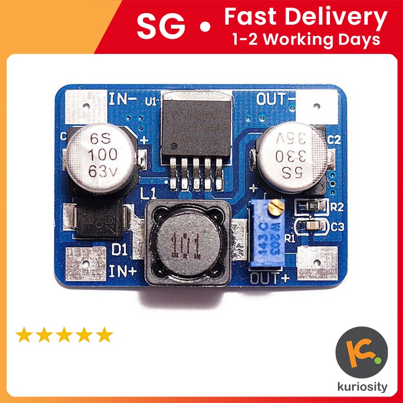 DC-DC Step Down Buck Converter 5 - 60V ถึง 1.25 - 26V 20W 3A LM2576HV