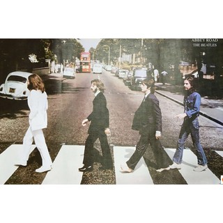 โปสเตอร์ The Beatles เดอะ บีเทิลส์ วง ดนตรี ร็อกแอนด์โรล รูป ภาพ ติดผนัง สวยๆ poster 34.5x23.5นิ้ว(88 60 ซม.โดยประมาณ)