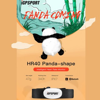 igpsport hr 40 ant+bluetooth 4 . 0 สายเข็มขัดรัดหน้าอกสําหรับออกกําลังกาย