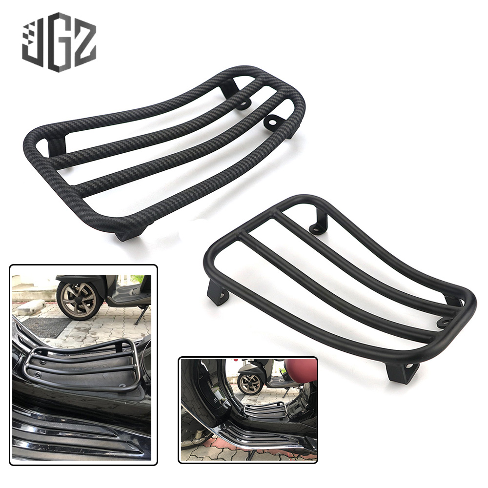 ที่พักเท้ารถจักรยานยนต์ แบบคาร์บอน สีดํา สําหรับ VESPA Sprint Primavera 150 2017 2018 2019- 2023