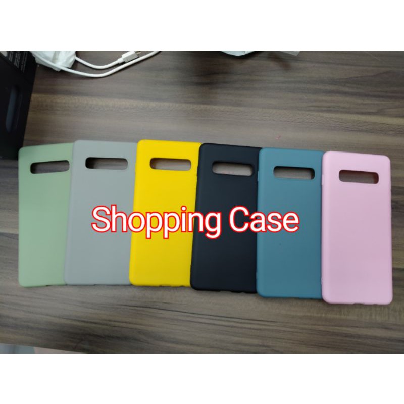 SHC888 SAMSUNG S10 PLUS SIX CANDY CASE PREMIUM SOFTCASE PLAIN COLOR