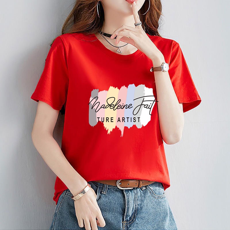New Collection เสื้อยืดคอกลมลายเเฟชั่นน่ารัก T-742