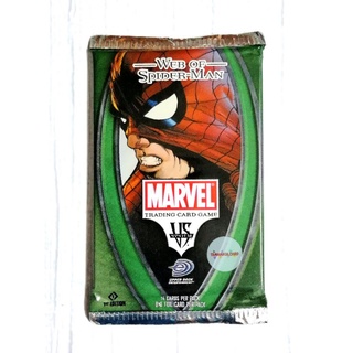 (Sealed Booster Pack) MARVEL VS SYSTEM WEB OF SPIDER-MAN (ซองสุ่มการ์ดมาร์เวล)