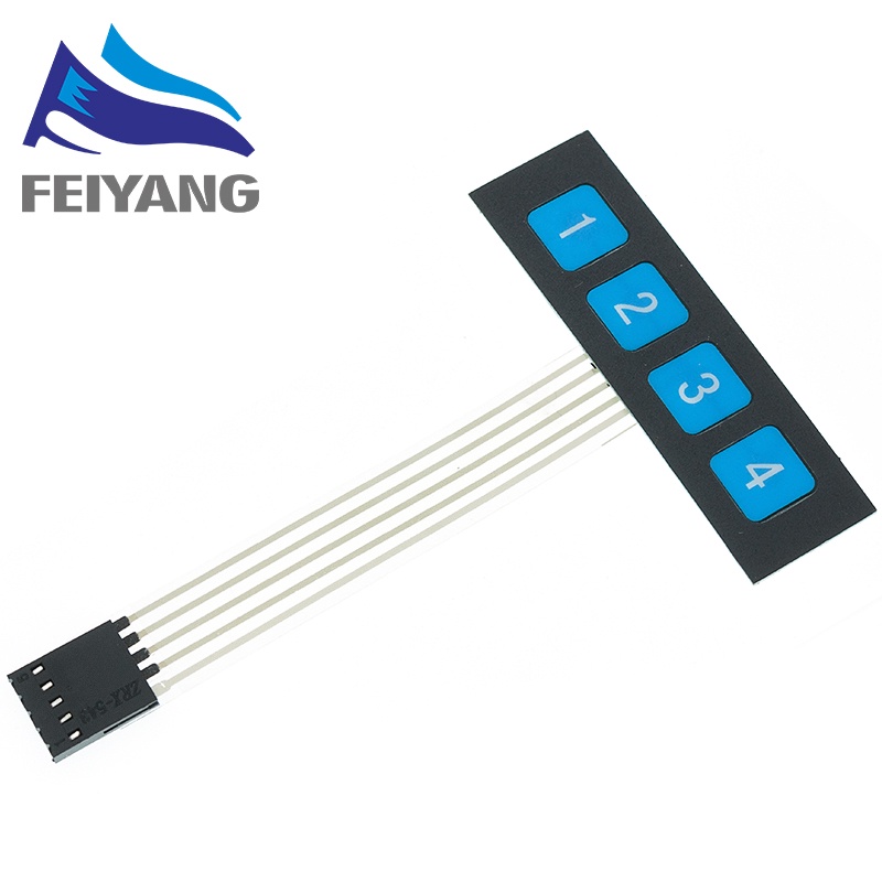 1x4 4x4 4x5 ปุ่มกดแป้นพิมพ์ สวิตช์สัมผัสเมทริกซ์อาร์เรย์ กันน้ํา Arduino 1*4 4*4 4*5 16 ปุ่มกด