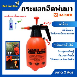 เครื่องพ่นละอองฝอย  เครื่องพ่นยาฆ่าเชื้อ กระบอกฉีด HARDEN 632502 แถมน้ำยาฆ่าเชื้อ 1 ชุด 📌