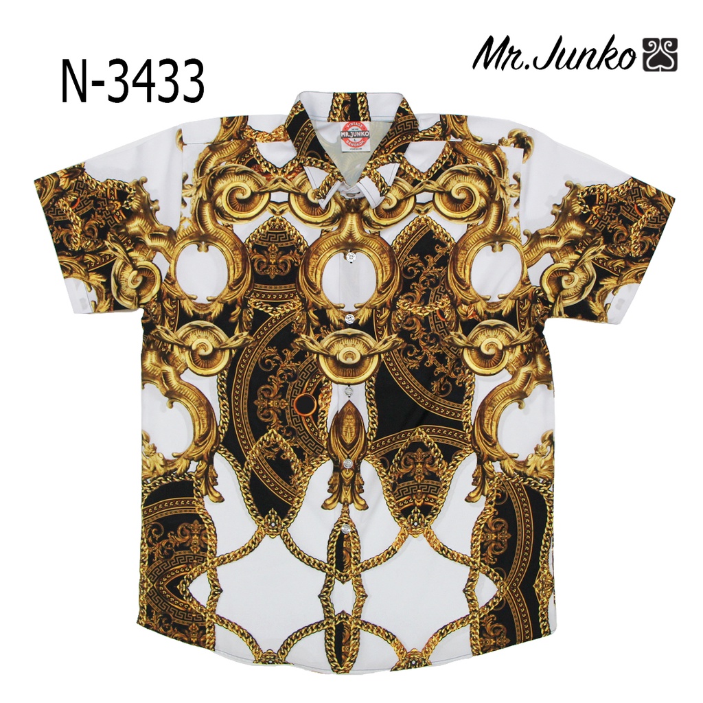 ส่งฟรี เสื้อเชิ้ต งานต่อลาย Mr-Junko ผ้านิ่มใส่สบายไม่ร้อน N-3433