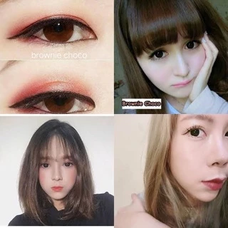 ส่งด่วนทุกวัน‼️คอนแทคเลนส์ สีช็อกโก Brownie / Moonlight Choco ขนาดบิ๊กอาย