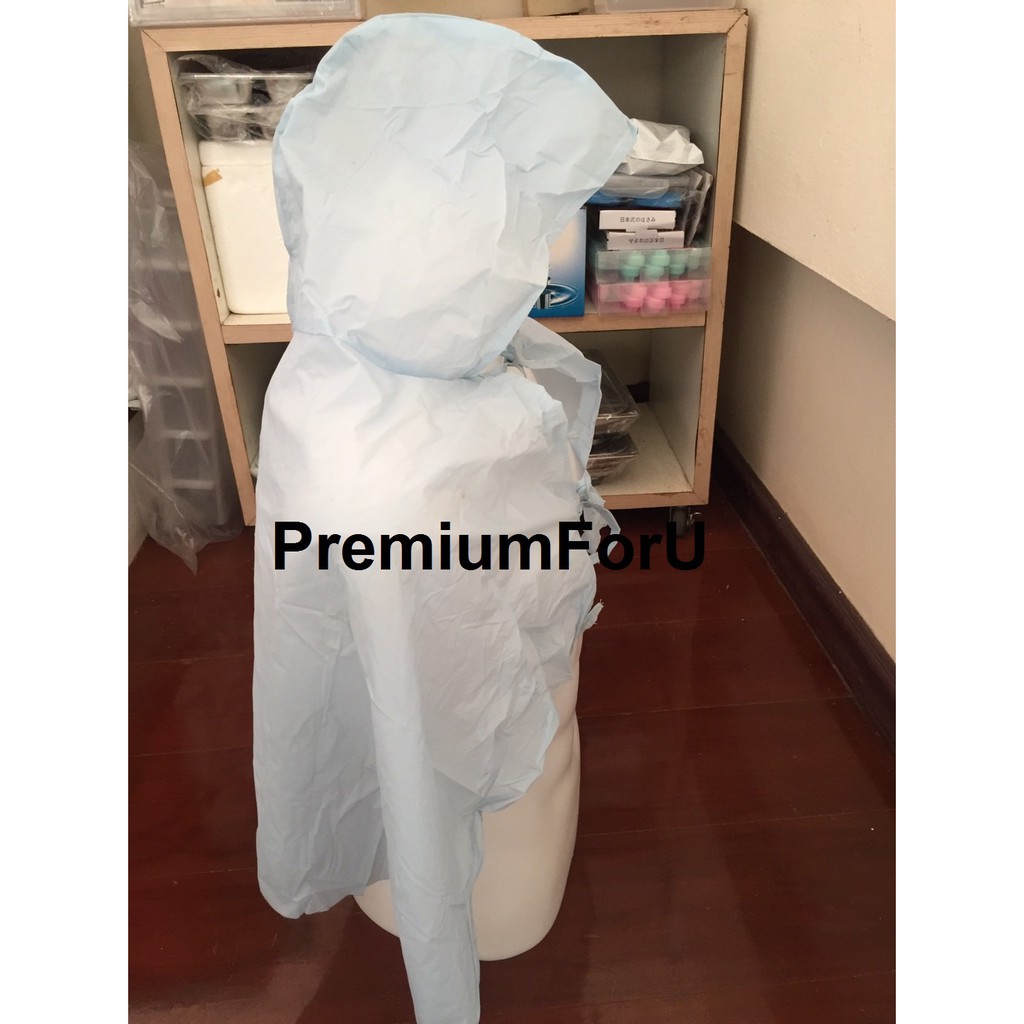 หมวกกันฝน พลาสติกอย่างดี รุ่นค้างคาว คลุมถึงไหล่