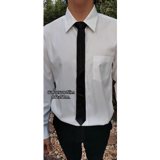 เนคไท​สีดำ​ คุณ​ภาพ​ดี​ ตัดเย็บสวย!! clearance sale ลด 50%